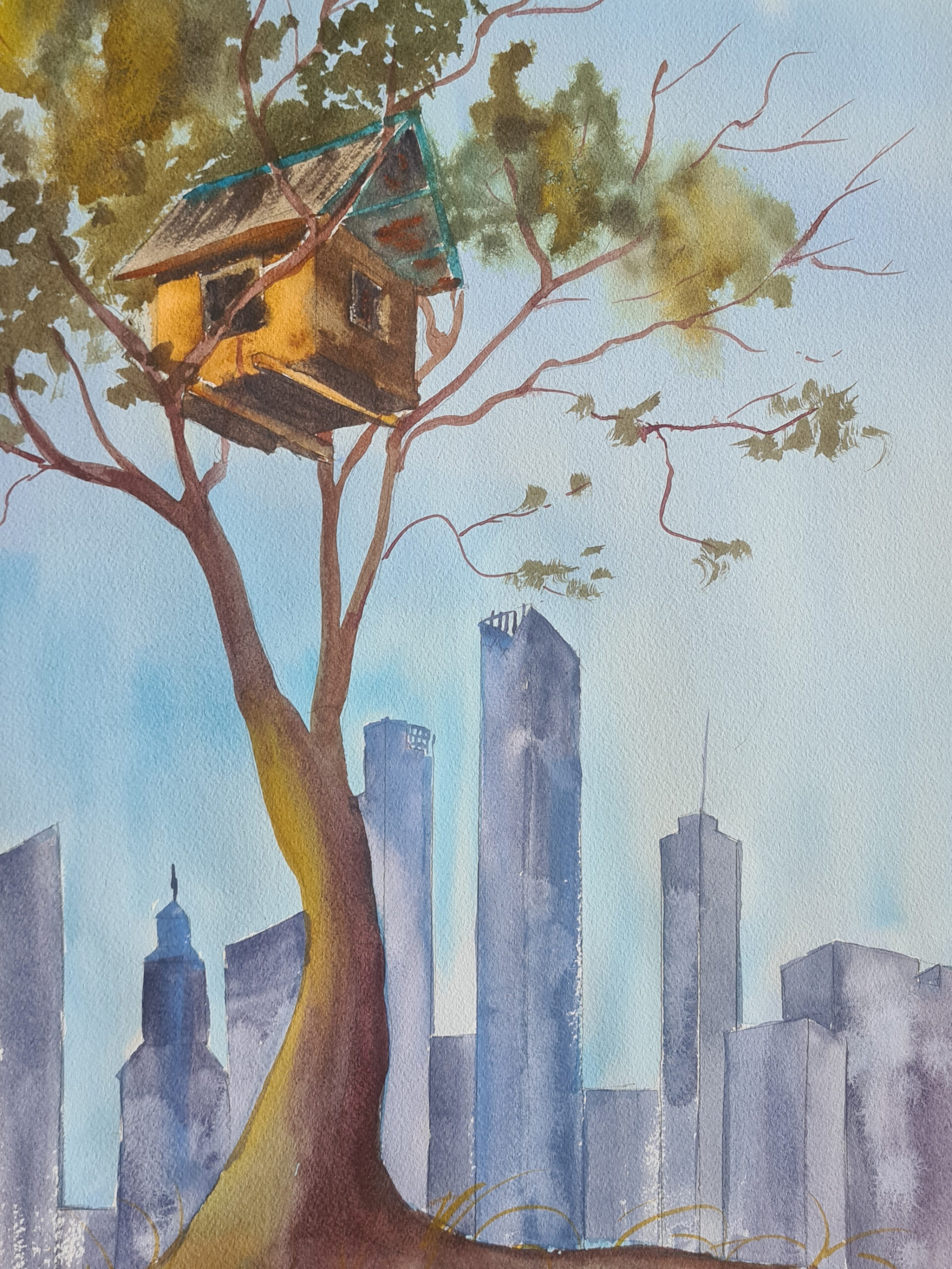 Domek na drzewie mikaran_art